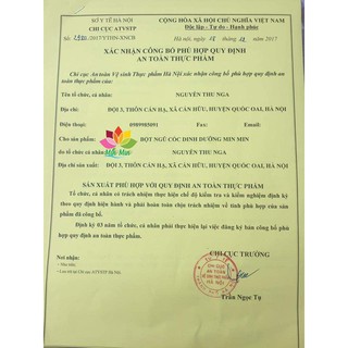 BỘT ĂN DẶM MIN MIN _ BỘT ĂN DẶM CHO TRẺ TẬP ĂN DẶM ( 1HỘP 500g)