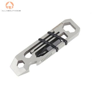 ★ABH★ Tiny Ratchet Multi-Tool Keychain Bottle Opener EDC Hex Wrenches Tool