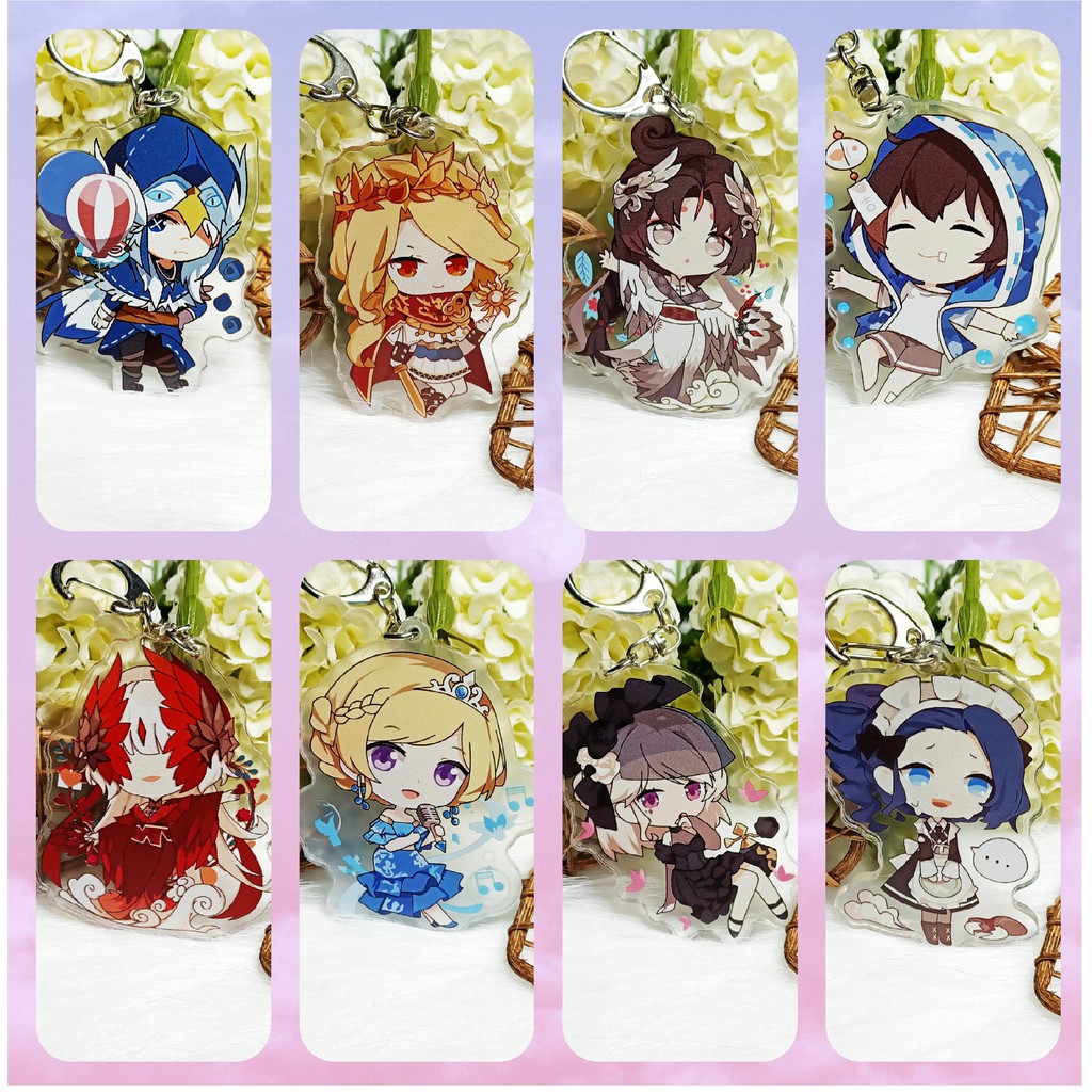 Móc khóa mica trong acrylic Identity V 2 Nhân cách thứ năm quà tặng anime chibi xinh xắn dễ thương