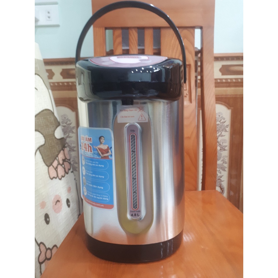 Bình Thủy Điện SHAPP- KS-229- 4.8L-Phích đun nước-bình nấu nước tự động ,bền,đẹp,giá rẻ,quà tặng ý nghĩa -BH 12 Tháng