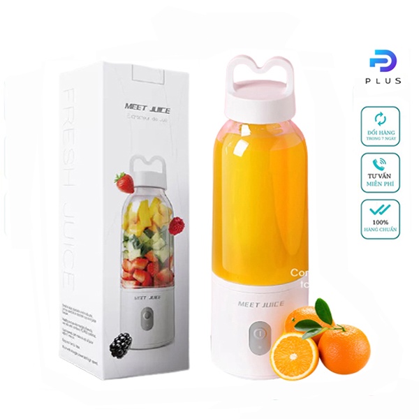 [LOẠI 1] Máy Xay Sinh Tố Đa Năng Cầm Tay Meet Juice - Xay cực nhanh 9s, cao cấp, an toàn