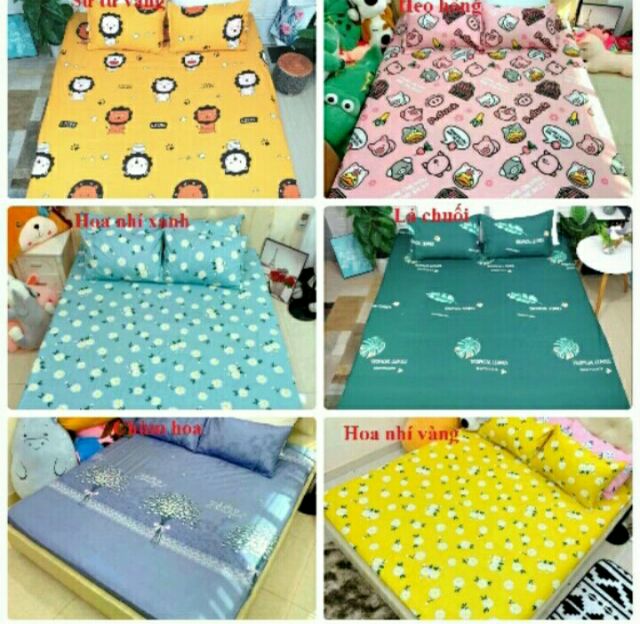 Ga gối cotton poly siêu ngộ nghĩnh m6 hoặc m8( được chọn mẫu)