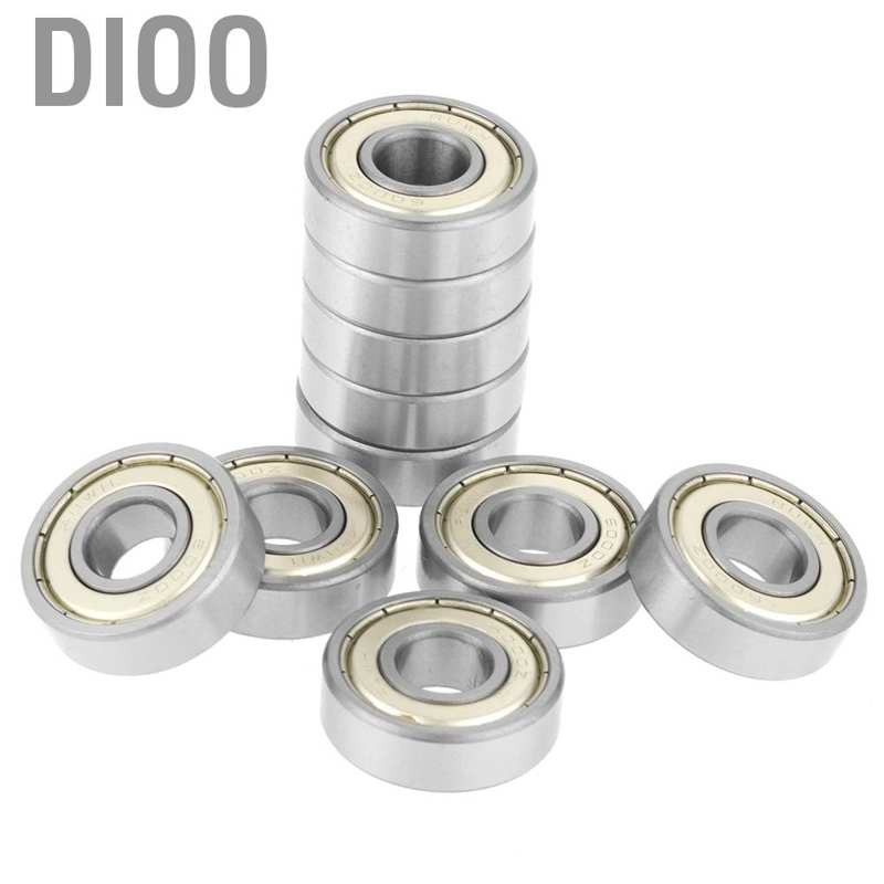 Set 10 Ổ Bi 6000zz Chất Liệu Kim Loại Kích Thước 10x26 X 8mm