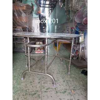 Bàn tròn xếp 3 1.2 met