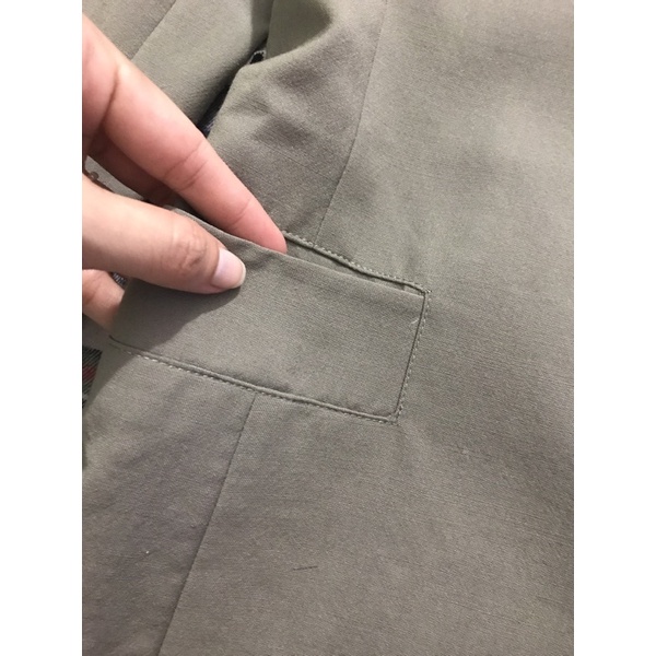 Áo Blazer Màu Xám Hàn Quốc