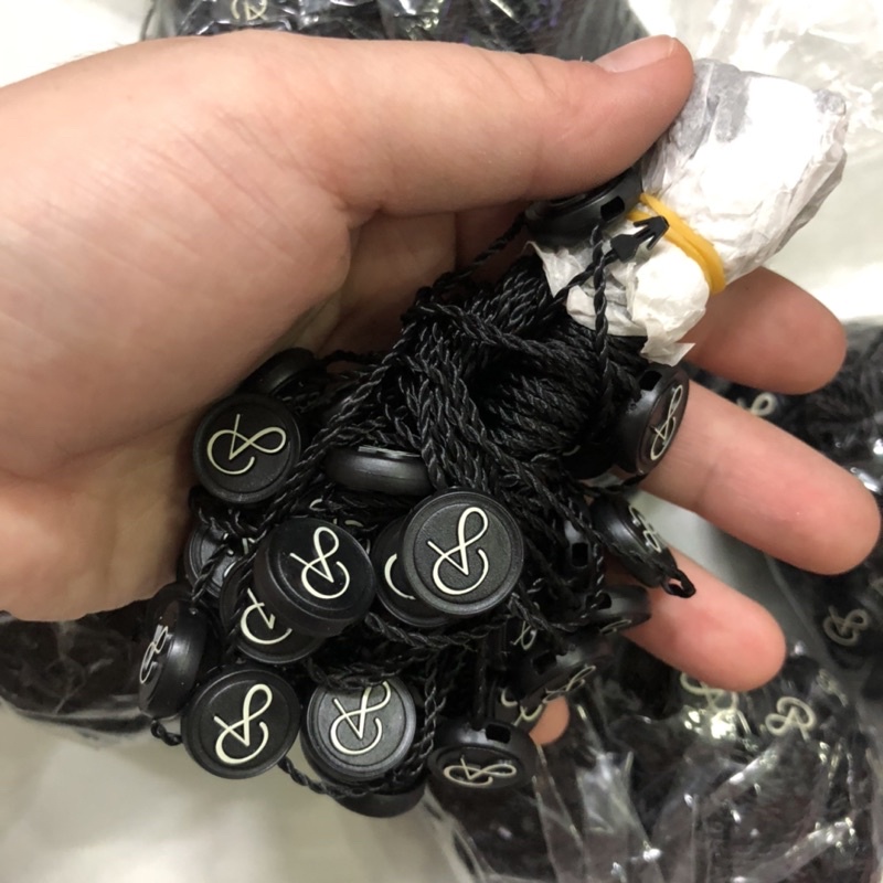 Set 100 Sợi Dây Treo Tag Giấy - Thẻ Bài Logo Hiệu VS Chuyên Cho Đồ Lót Hàng Công Ty