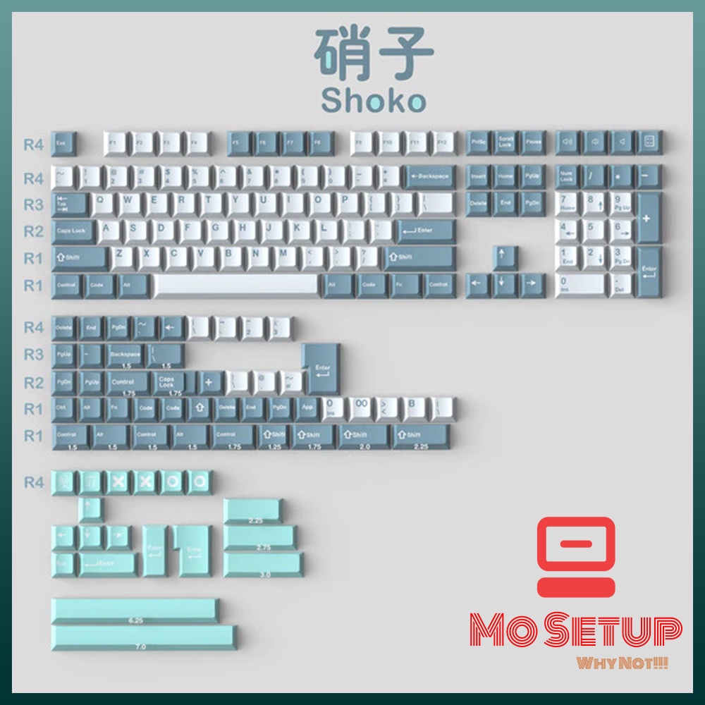 Keycap bàn phím cơ GMK Shoko Clone DoubleShoot ABS