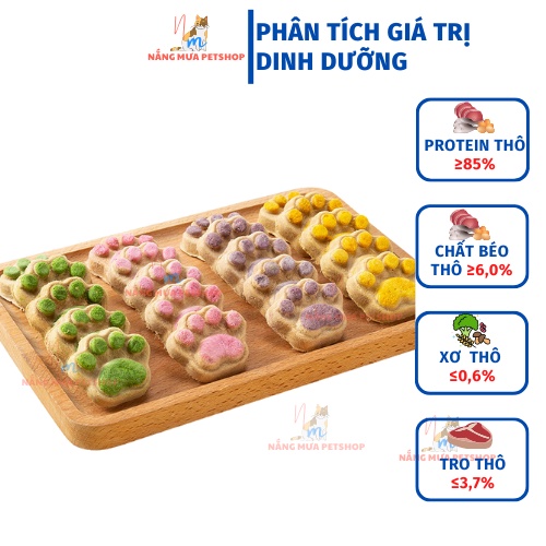 Bánh thịt xay cho chó mèo, bánh thưởng cho mèo, bánh cho mèo