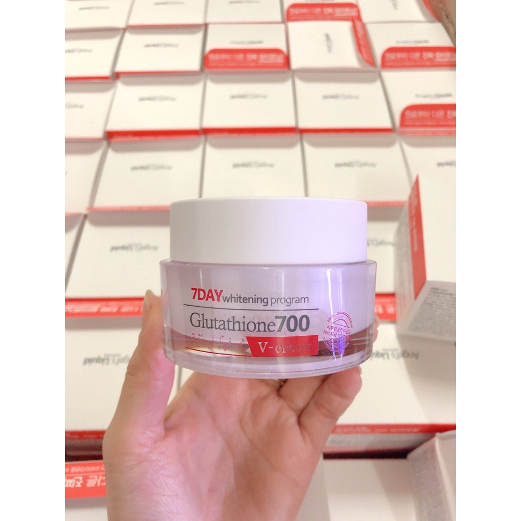 🌻🌻Kem Huyết Thanh 7 Day Whitening Program Glutathione 700 V-Cream