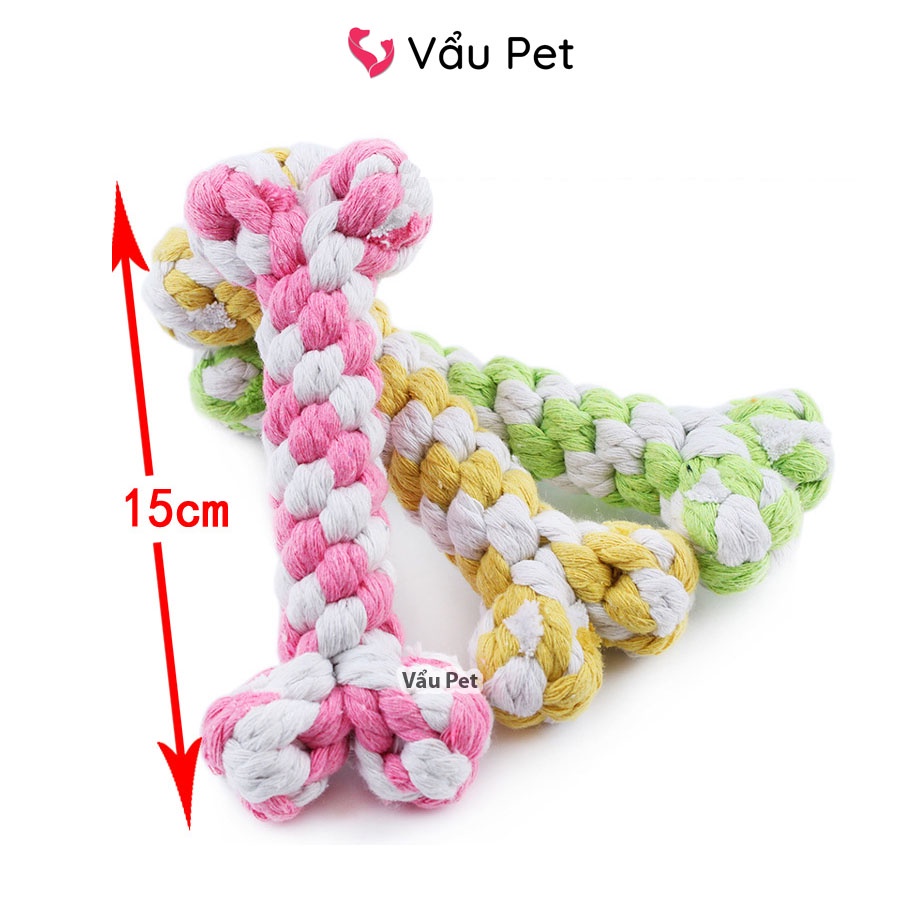 Xương gặm cho chó tết thừng - Xương đồ chơi cho chó Vẩu Pet Shop