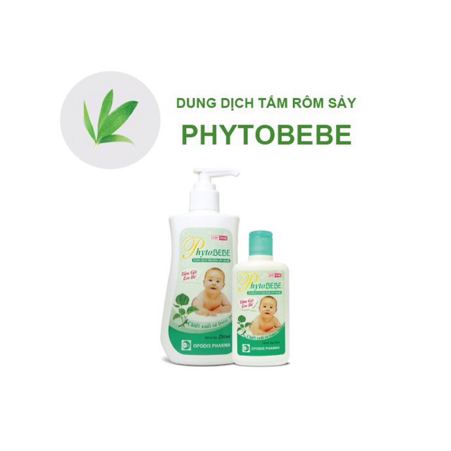 PHYTOBEBE TẮM GỘI EM BÉ CHAI 250ML