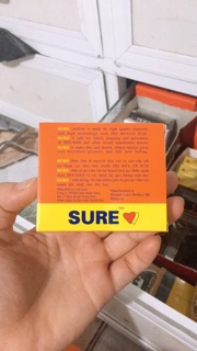 Hộp 3 cái bao cao su Sure