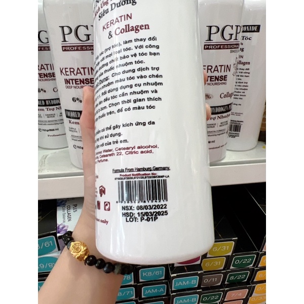 Oxy Nhuộm Tóc Chống Rát Siêu Mềm Mượt PGP 1000ml