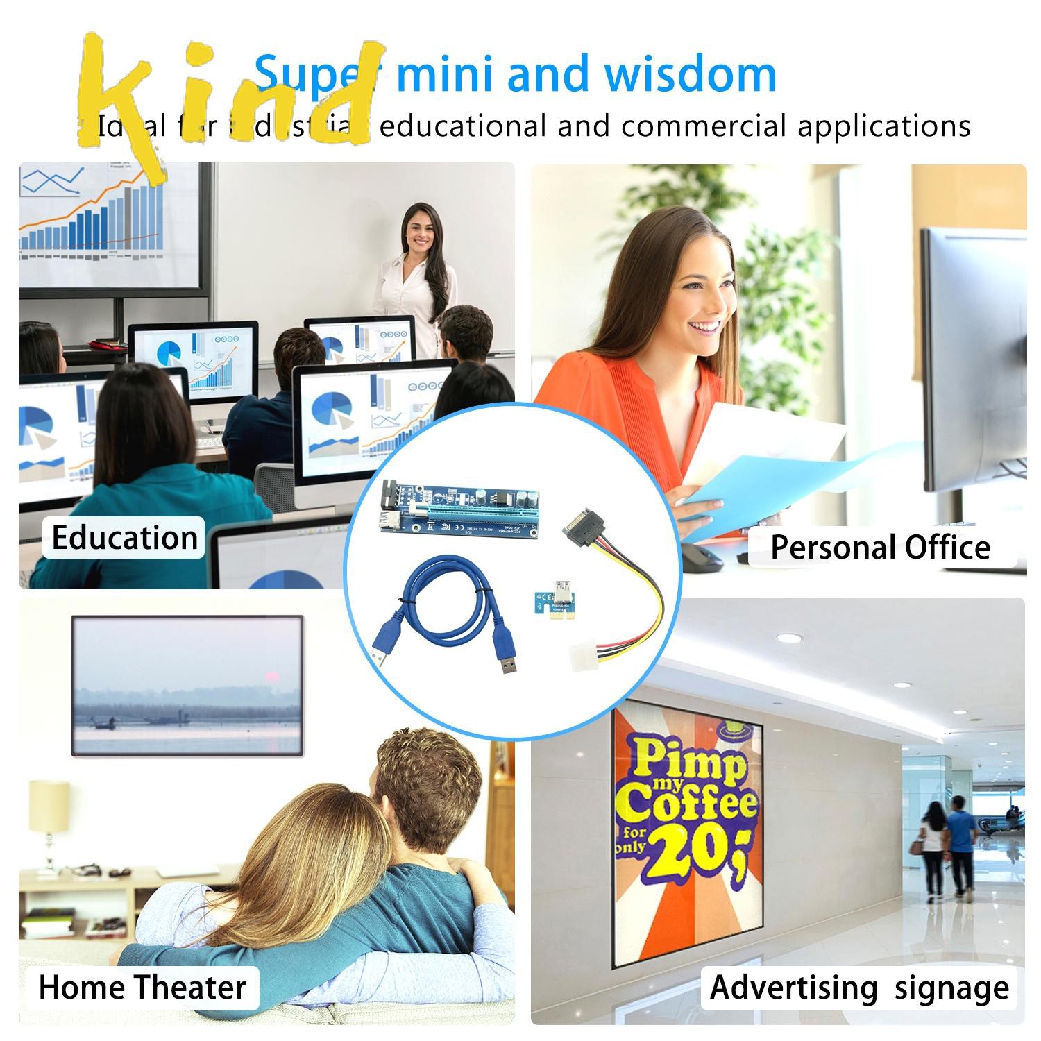 Card Đồ Họa U38 Pcie 1x Sang 16x Cho Xp / Win 7 / 8 / 10 | BigBuy360 - bigbuy360.vn