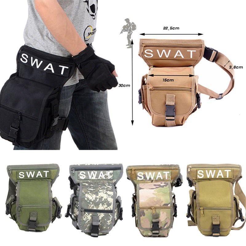 Túi đeo hông - Túi đeo đùi - Túi đeo Swat cao cấp câu cá
