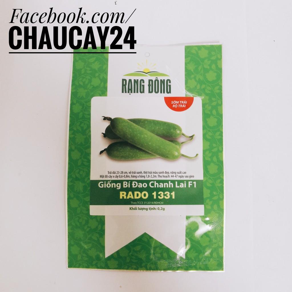 Hạt Giống Bí Đao Chanh Lai F1 (0.2gr) Dễ Trồng, Siêu Trái, Cao Sản