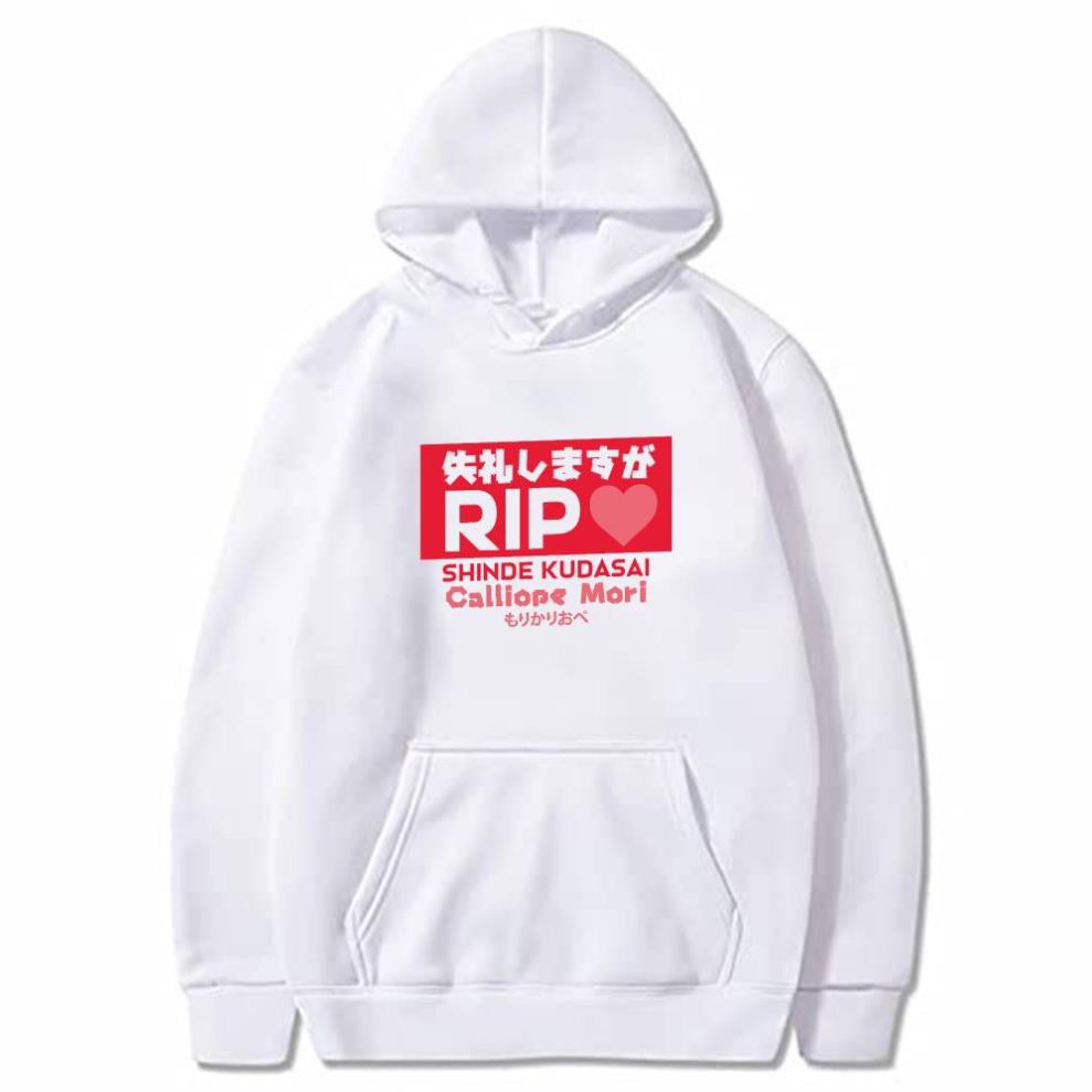 Áo hoodie Hololive Mori Calliope dài tay đẹp siêu ngầu giá rẻ nhất + Tặng kèm 1 áo thun