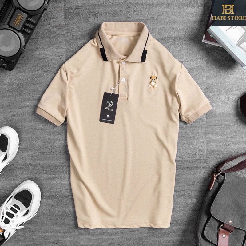 Áo thun nam cổ bẻ Teader, áo polo nam chất liệu vải cá sấu Cotton
