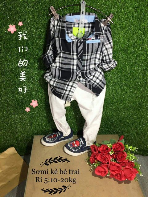 Thanh Lý Áo Sơ Mi Cho Bé Trai