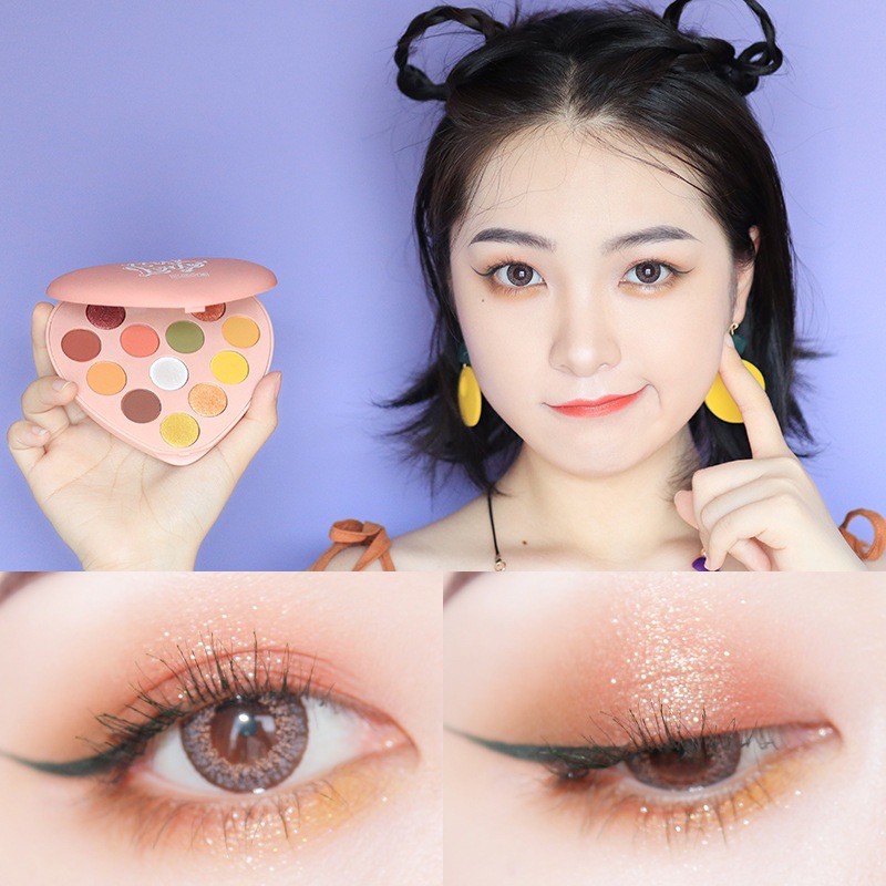 ( Mới ) Bảng phấn Mắt Trái Tim My Love Suikone 12 Ô | BigBuy360 - bigbuy360.vn