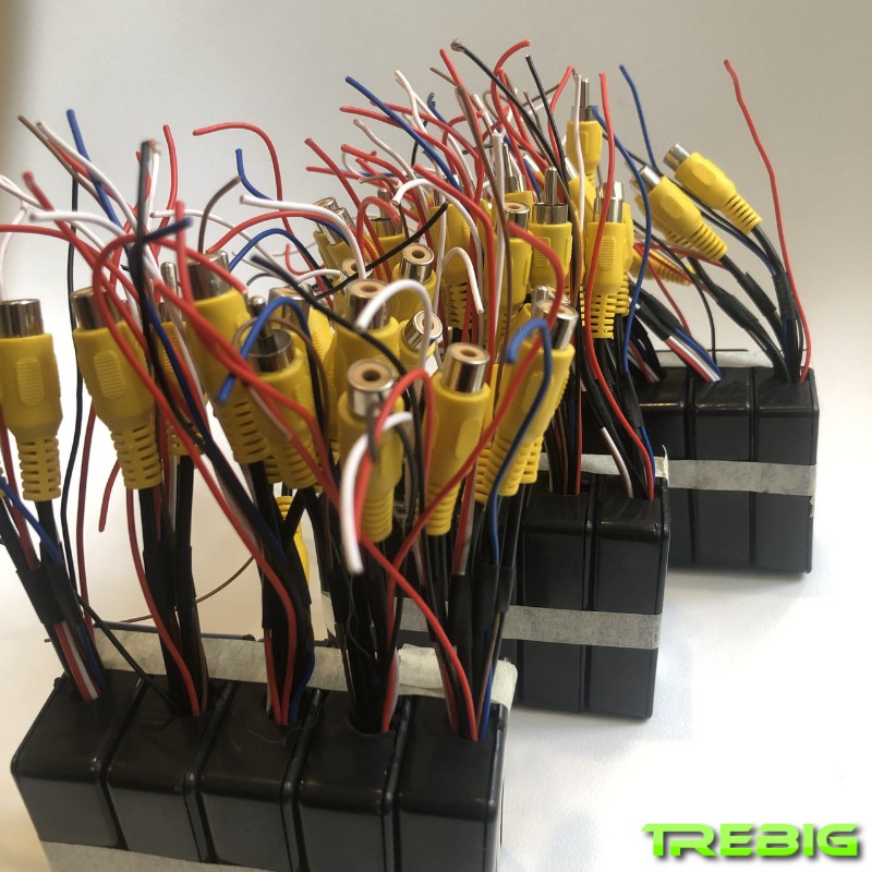 Bộ chia camera lề, camera lùi cho ô tô, có rõ cách lắp đặt. Sử dụng chất liệu nhựa abs cao cấp. Đồ chơi ô tô Trebig. | BigBuy360 - bigbuy360.vn