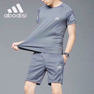 Sét Bộ Quần Áo Thể Thao Nam Mùa Hè Ngắn tay 43-80kg đẹp Nhiều mẫu đẹp