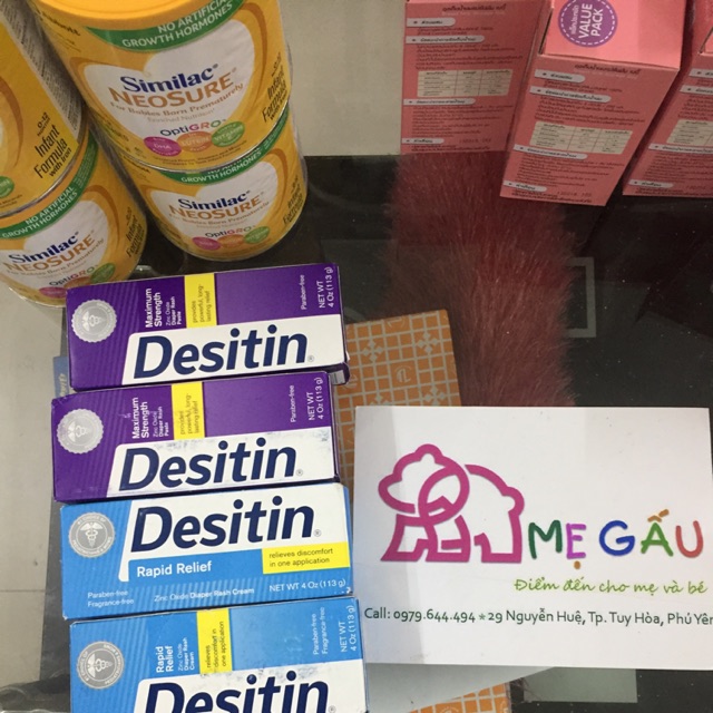 Trị hăm tã Desitin Mỹ