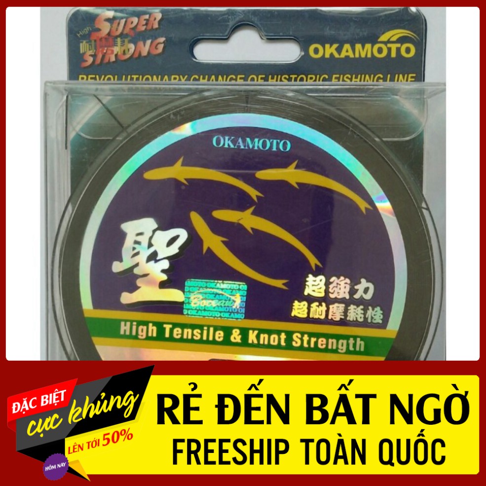 [ XẢ KHO TẬN GỐC ] Dây Cước Câu Cá Nhật Bản OKAMOTO - 4 Con Cá Liên Hệ 0931.753.917