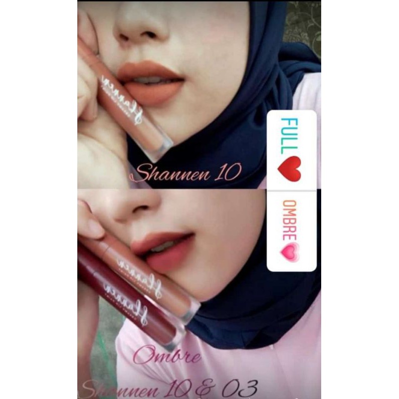 (hàng Mới Về) Son Môi Shannen Màu Lì Vỏ Gỗ Đỏ 3 Màu Lựa Chọn | BigBuy360 - bigbuy360.vn