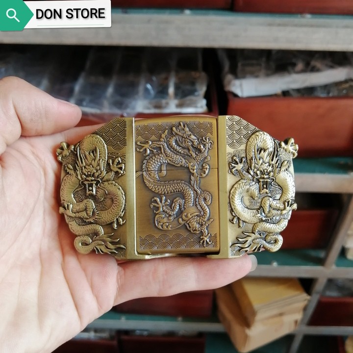 Đầu Khóa Thắt Lưng Nam Phong Cách ZIPPO Siêu Chất Mẫu Mới 2020