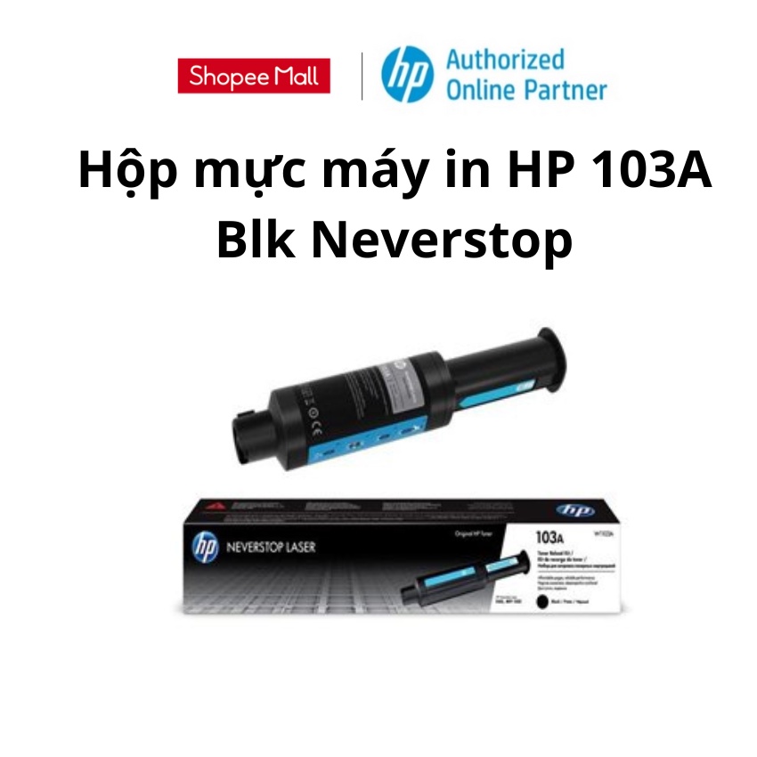 [Mã ELHP3TR giảm 12% đơn 500K] Mực hộp laser HP 103A Blk Neverstop/ Reload Dualkit W1103AD