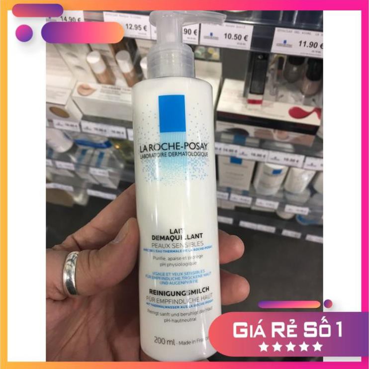 La Roche-Posay Lait Demaquillant Peaux Sensibles 200ml – Sữa Tẩy Trang Cho Da Nhạy Cảm 200ml | BigBuy360 - bigbuy360.vn
