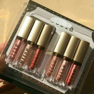 Set gel nhũ mắt kim tuyến 6 cây #stila