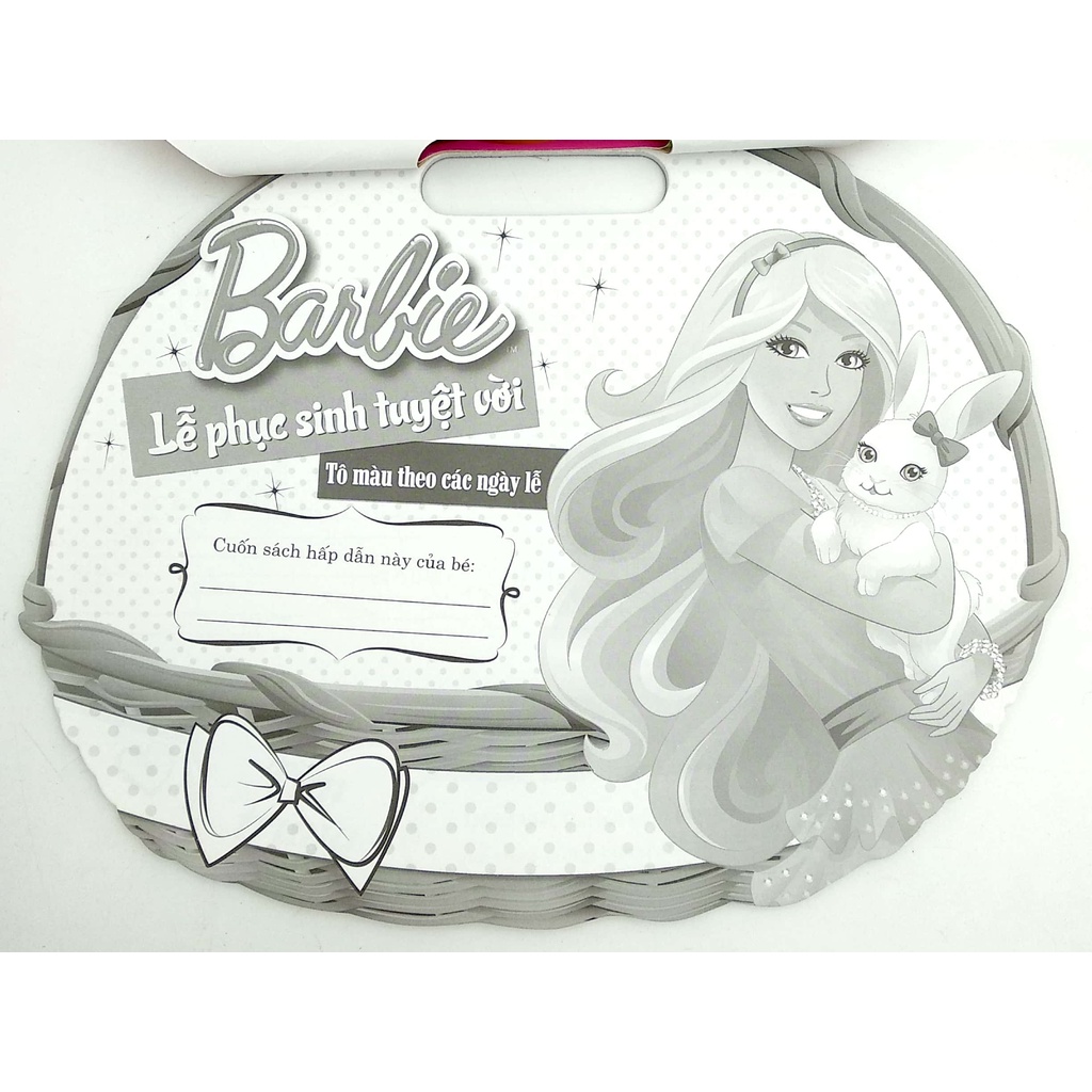 Sách - Barbie Lễ Phục Sinh Tuyệt Vời - Tô Màu Theo Các Ngày Lễ