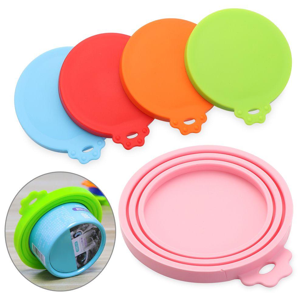 Nắp Đậy Thức Ăn Bằng Silicone Tiện Dụng Cho Thú Cưng