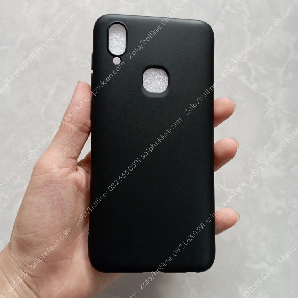 Ốp lưng dẻo đen Vivo V11i dẻo đen trơn tpu bền đẹp
