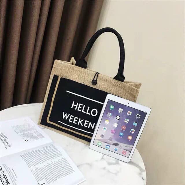 [Mã FAMAYWA2 giảm 10K đơn 50K] Túi cói hello weekend đủ mẫu | BigBuy360 - bigbuy360.vn