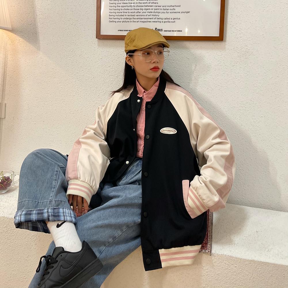 Áo Khoác Bóng Chày Thời Trang Hàn Quốc 2021 Cho Cặp Đôi | BigBuy360 - bigbuy360.vn
