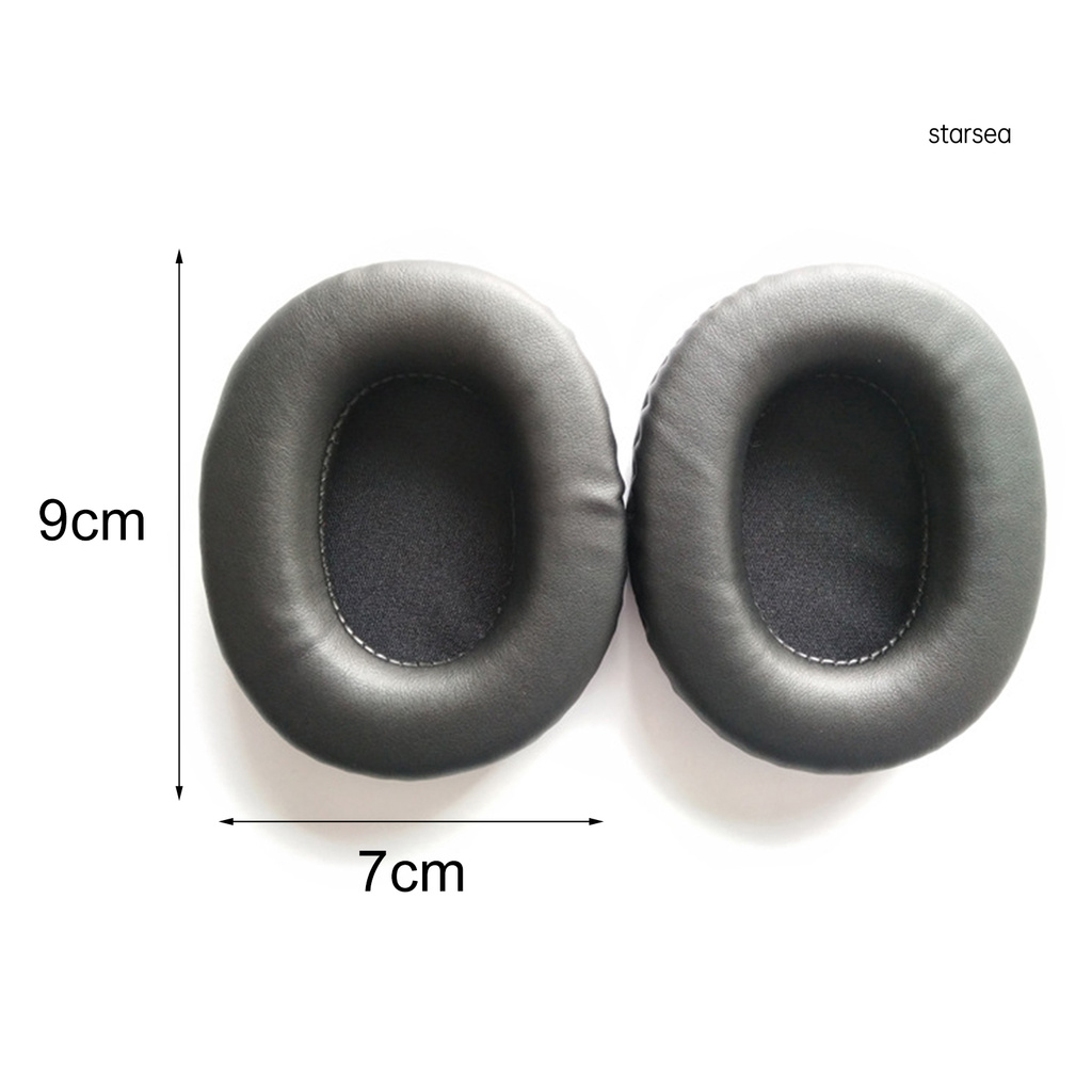 STSE_1 Pair Ear Pads Elastic Protein Faux Leather Dust-proof Headphone Earmuff for Edifier W800BT/W800X/W808BT/K800/K830/H841P G1