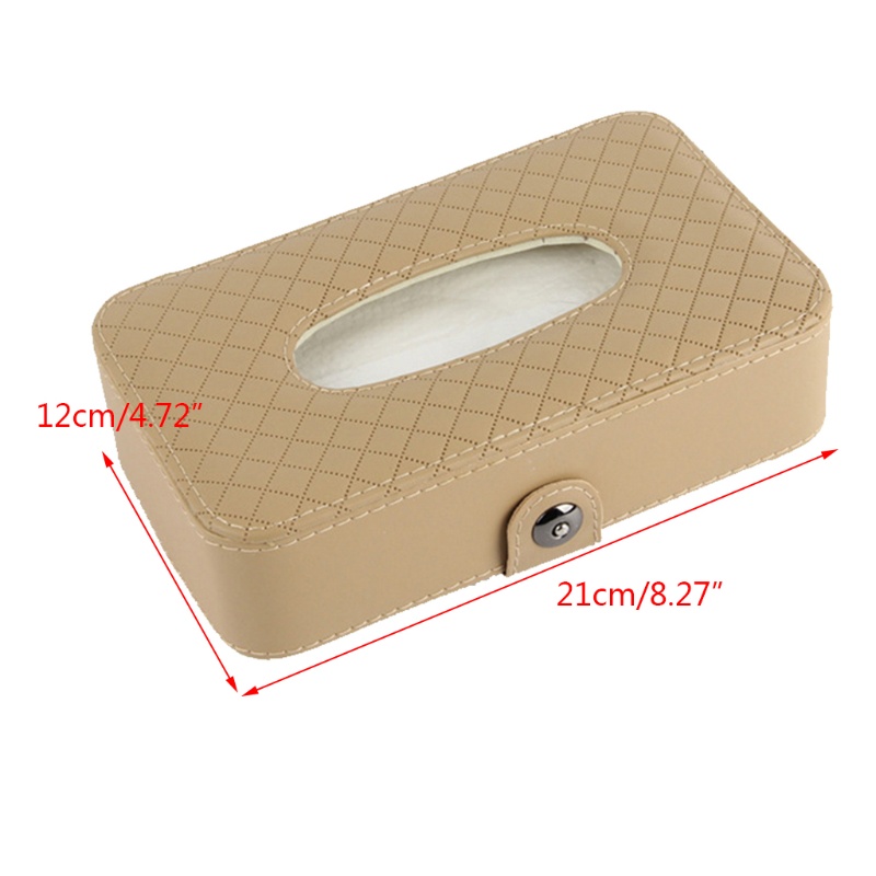 Giá Đỡ Khăn Giấy Gắn Tấm Che Nắng Xe Hơi Cỡ Lớn Có Dây Đeo Tiện Dụng