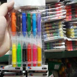Bút Lông 2 Đầu Thiên Long FP-C01 (12 Màu)