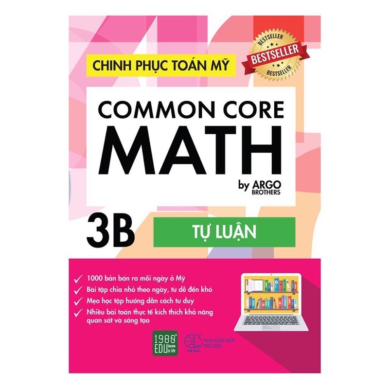 Sách - Chinh Phục Toán Mỹ 3B - Tự Luận