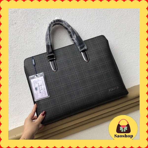 Cặp Da Nam Công Sở PUANDA Đựng Laptop 15 16Inch Kiểu Cặp Sang Trong Cao Cấp Có nhiều ngăn- SAOSHOP