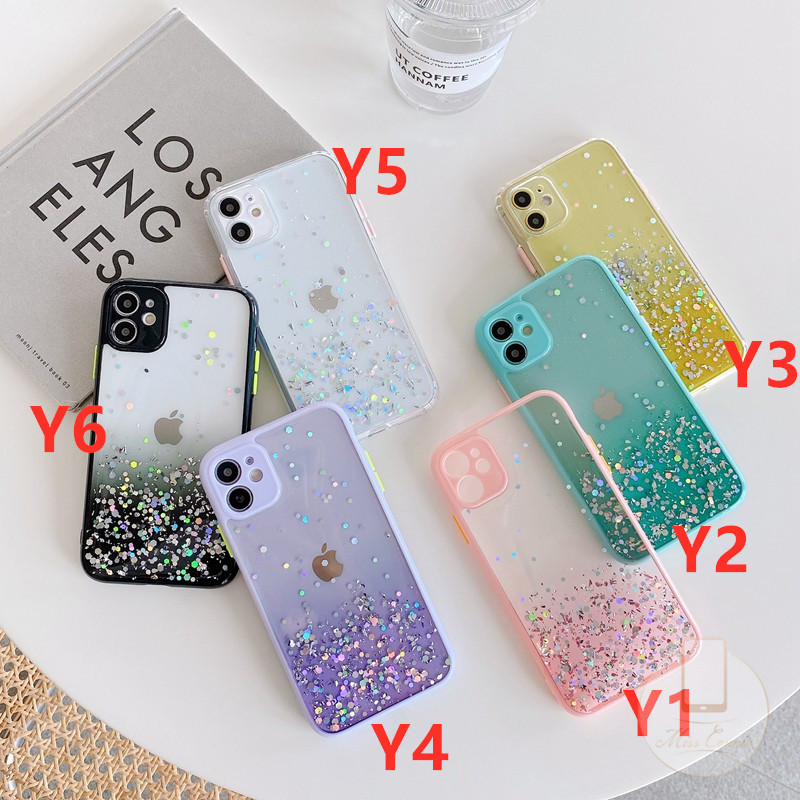 Ốp điện thoại TPU mềm trang trí kim tuyến cho iPhone 11 Pro Max X Xs Max XR IPhone 8 Phone 7 Plus SE 2020 | BigBuy360 - bigbuy360.vn