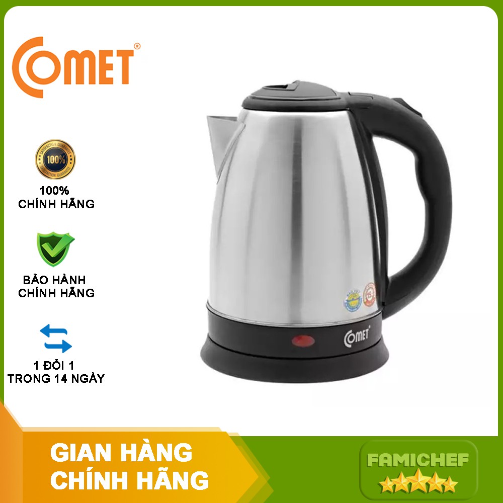 Bình đun siêu tốc Comet CM8219 1.8 lít