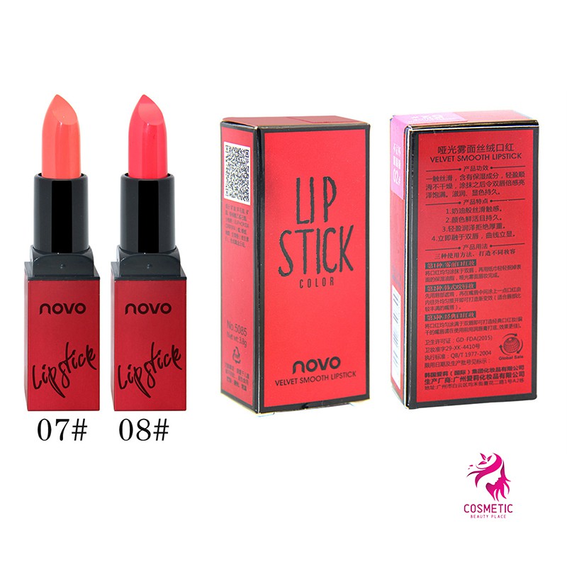 Son Thỏi NOVO Lipstick Colour Lasting P612