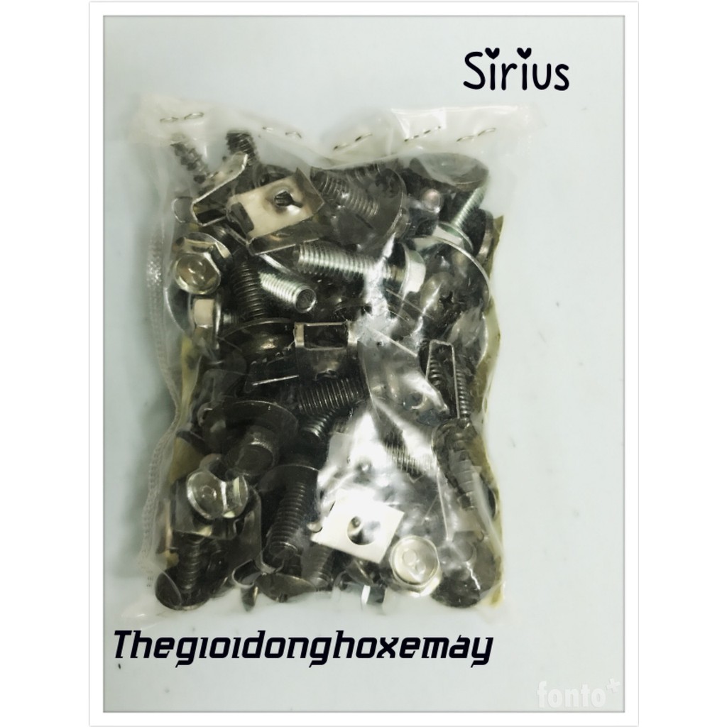 Bộ ốc dàn nhựa xe máy sirius