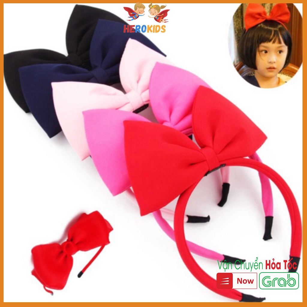 Nơ đỏ xinh xắn đáng yêu cho bé gái (bản to đẹp) Herokids PK39-DO