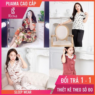 [HÀNG CAO CẤP 1 ĐỔI 1] - Album Set Pijama Lụa Nhật Ngắn Tay