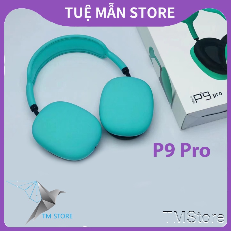 Tai Nghe Chụp Tai P9 Pro Tm Shop Bluetooth Không Dây Gaming Có Mic Chống Ồn Thể Thao Dành Cho Samsung, Iphone Chính Hãng